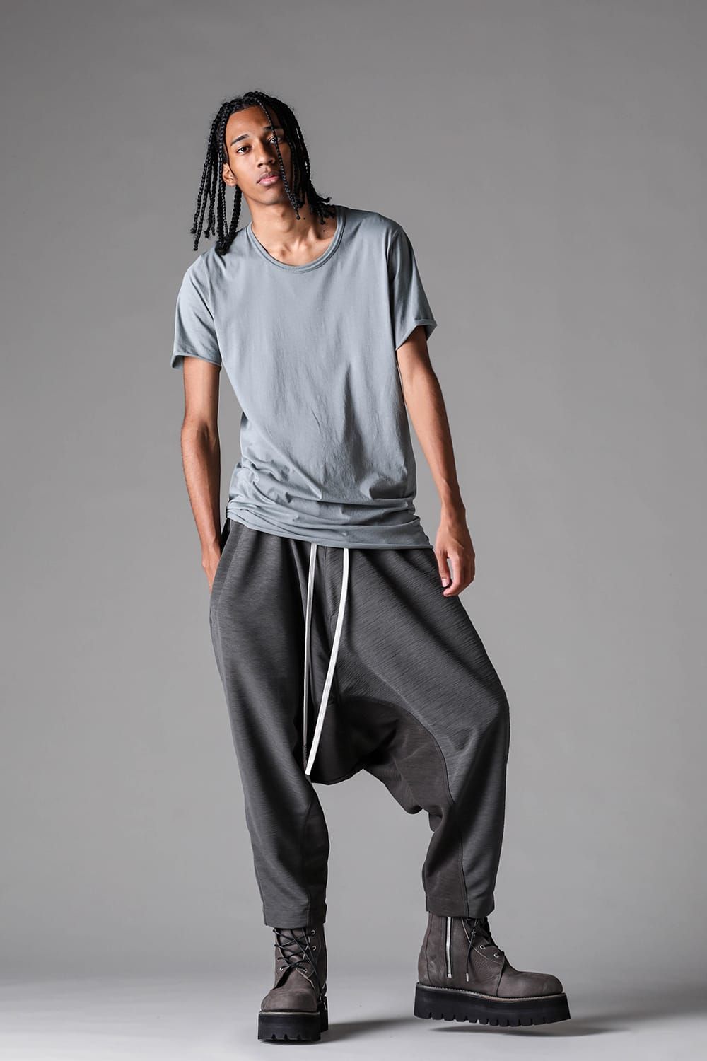 《2027SS先行予約》Sarrouel Esay Pants"Khaki" / サルエルイージーパンツ"カーキ"