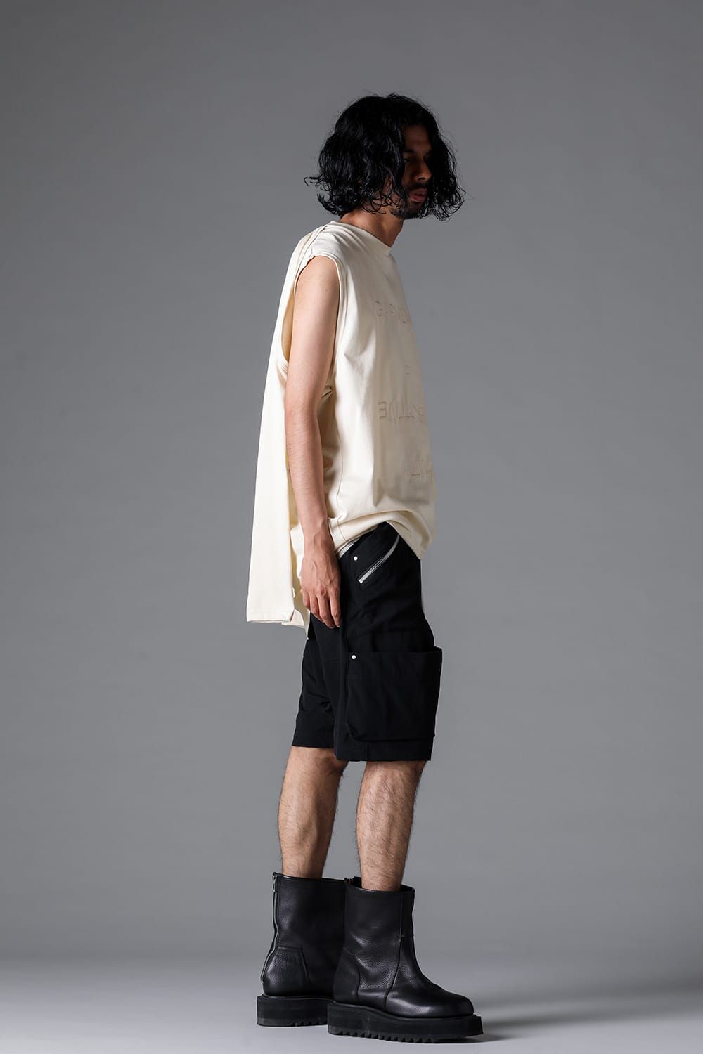 《2026SS先行予約》Stretch Nylon Cargo Shorts"Black" / ストレッチナイロンカーゴショーツ"ブラック"