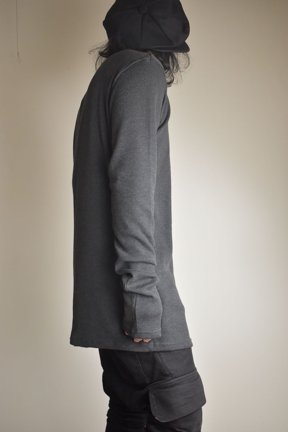 Crew Neck Top"D.Grey" / クルーネックトップ"ダークグレー"