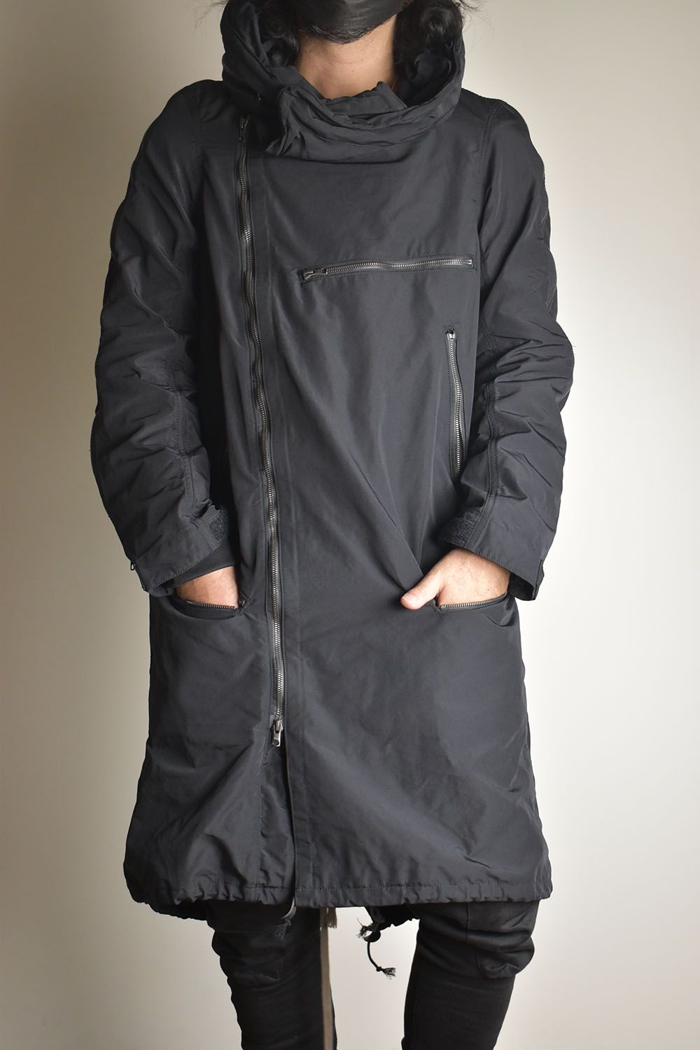 Multi Zip Military Parka Coat"Black" / マルチジップミリタリーパーカーコート"ブラック"