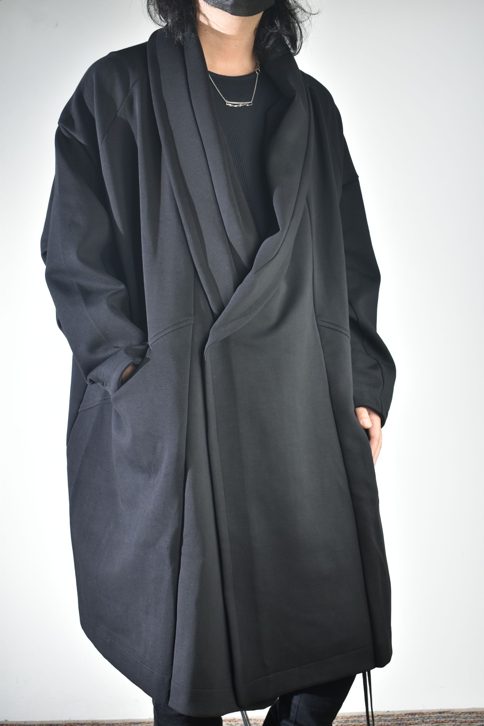 Rap Jersey Coat "Black" / ラップジャージーコート"ブラック"
