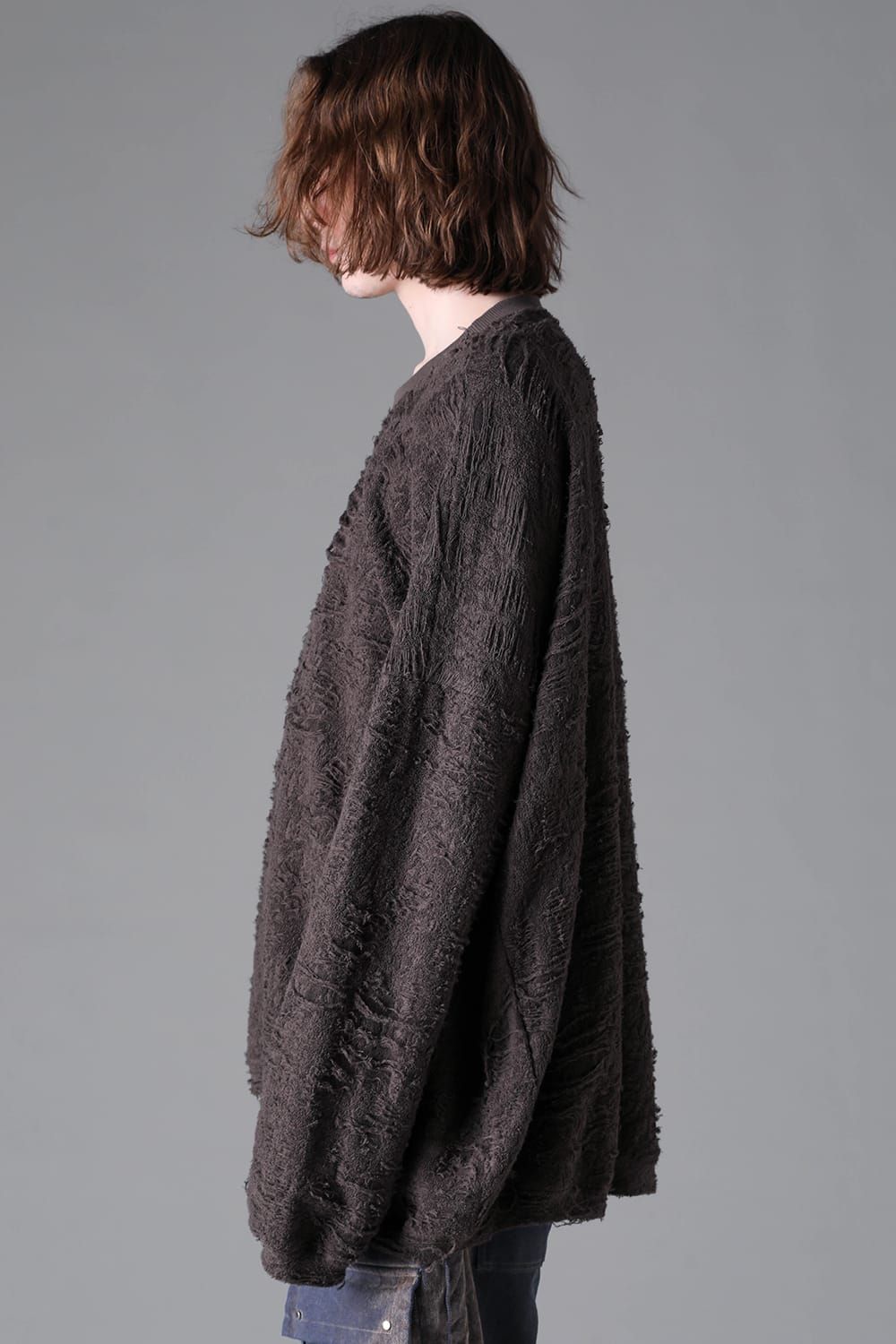 《2026AW先行予約》Extreme Over Sized Pullover"Black / Khaki" / エクストリームオーバーサイズプルオーバー"ブラック/カーキ"