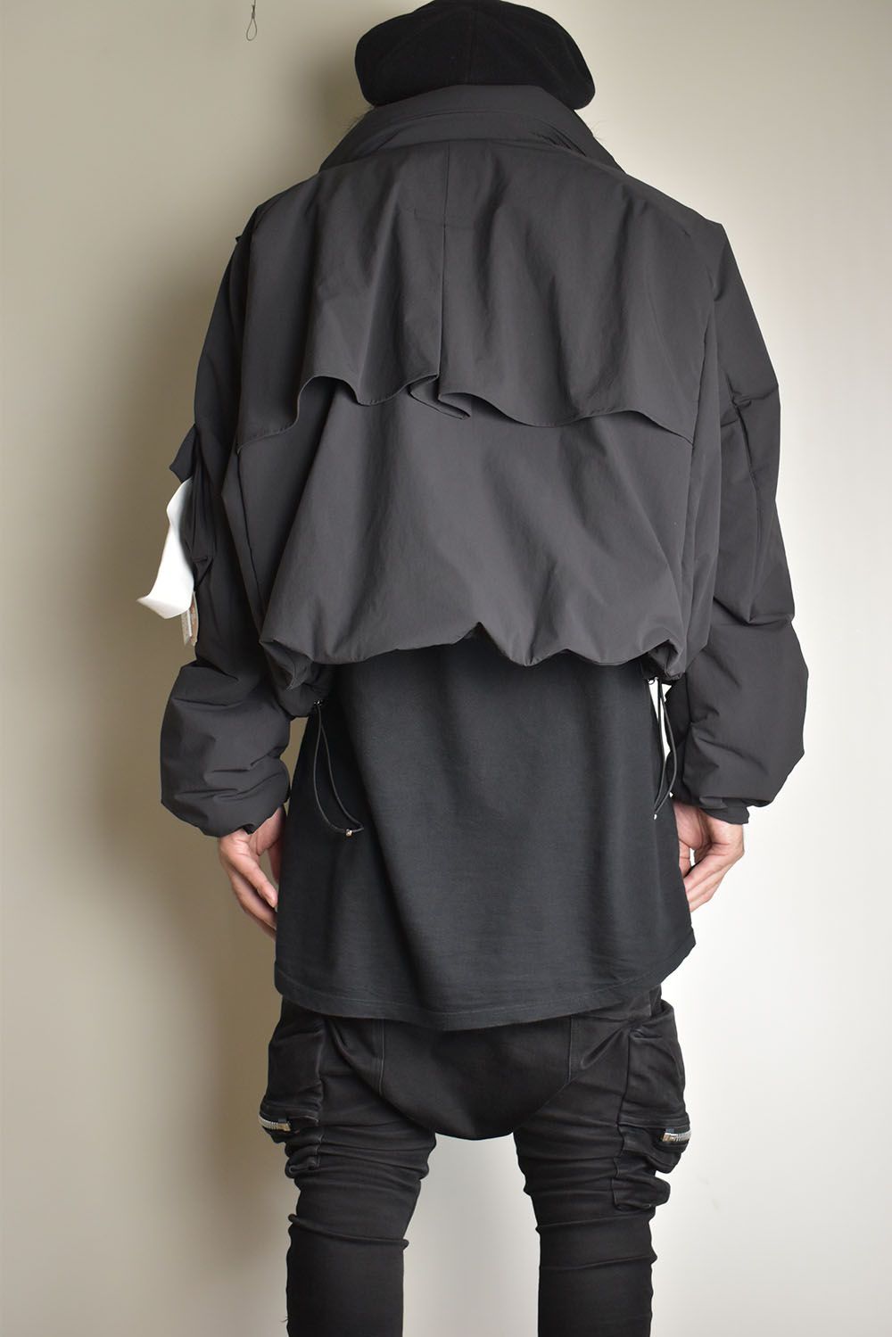 Padding Short Blouson"Black" / パディングショートブルゾン"ブラック"