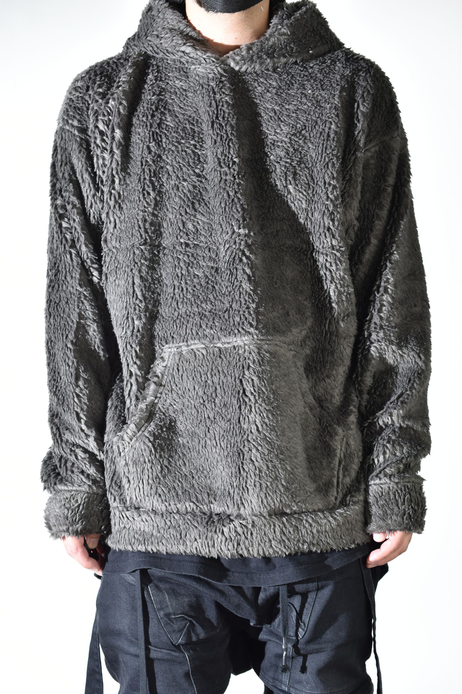 Oversized Pullover Hoodie "Charcoal" / オーバーサイズプルオーバーフーディ"チャコール"