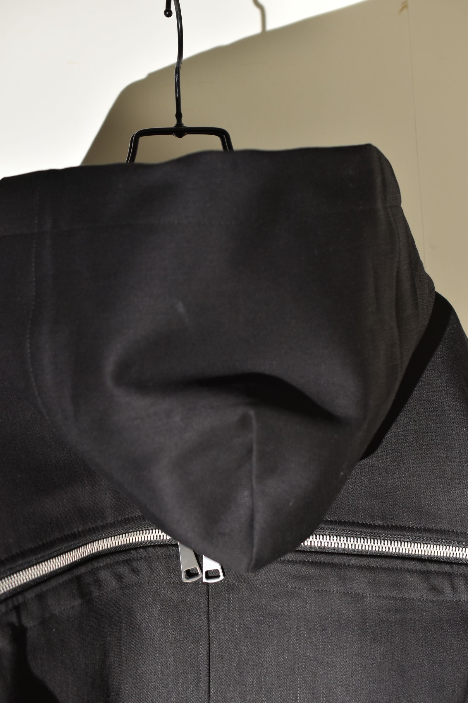 Denim Zip Hoodie Blouson"Black" / デニムジップフーディブルゾン"ブラック"