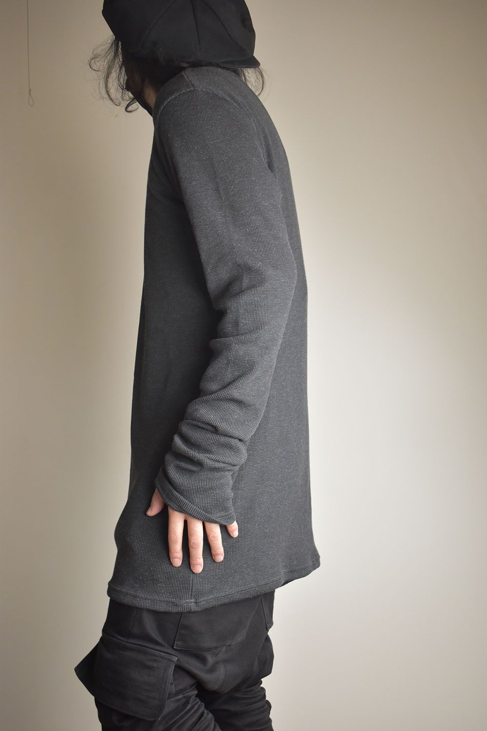 Crew Neck Top"D.Grey" / クルーネックトップ"ダークグレー"