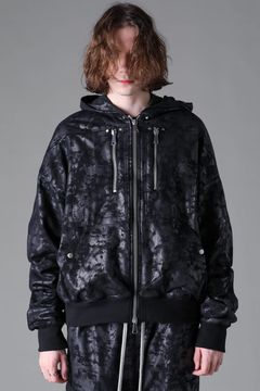 《2026AW先行予約》Swaet Zip Hoodie Blouson"Black / L.Grey" / スウェットジップフーディブルゾン"ブラック/ライトグレー"