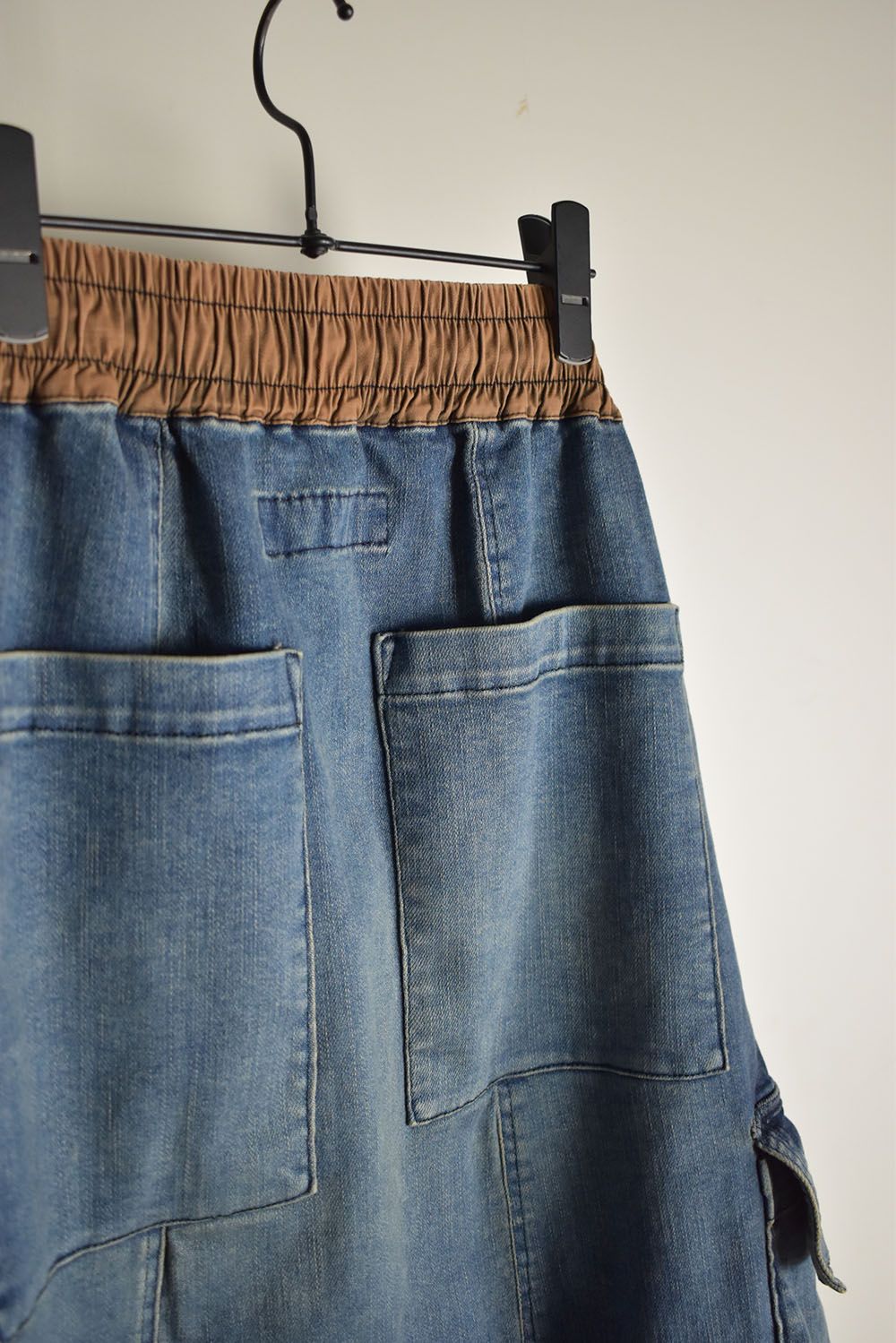 Vintage Denim Cargo Sarouel Skinny"Blue" / ヴィンテージデニムカーゴサルエルスキニー"ブルー"