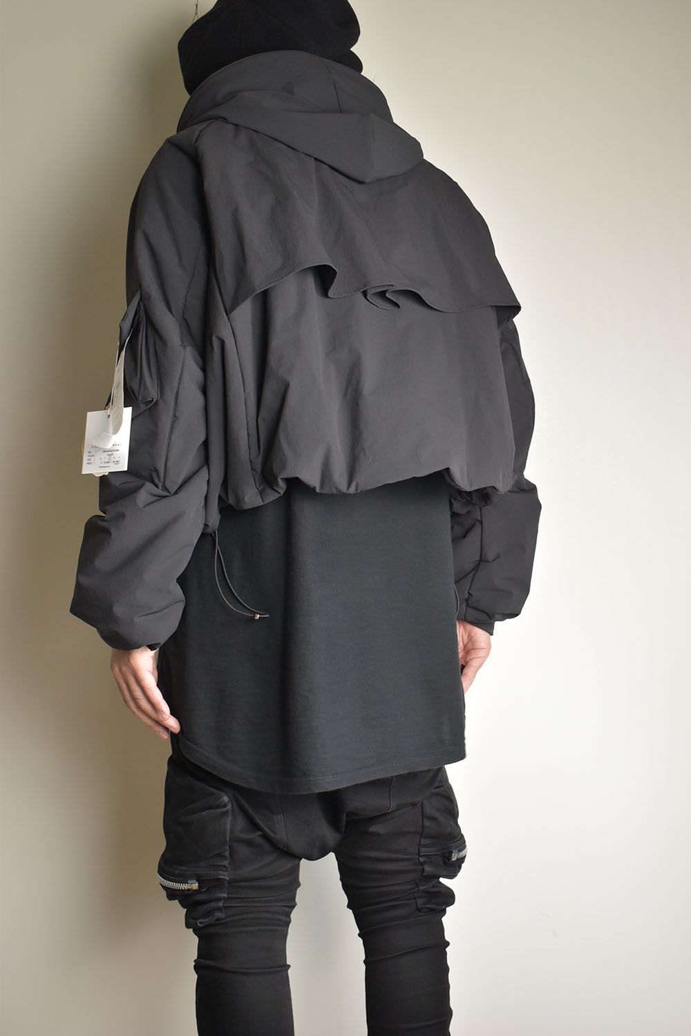 Padding Short Blouson"Black" / パディングショートブルゾン"ブラック"