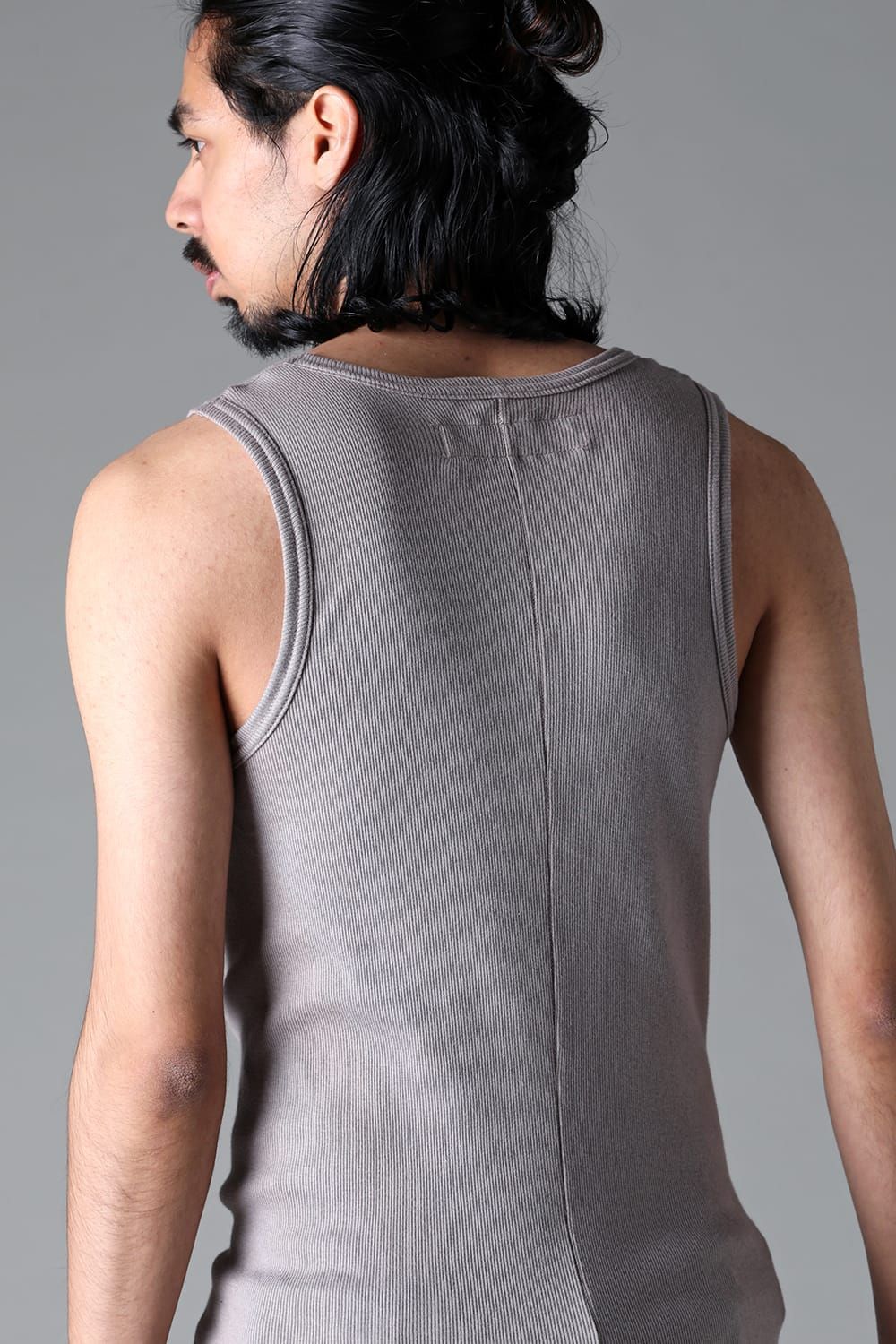 《2025AW先行予約》Rib Tank Top"Black / White /G.Beige / Grey / L.Beige" / リブタンクトップ"ブラック/ホワイト/グレーベージュ/グレー/ライトベージュ"