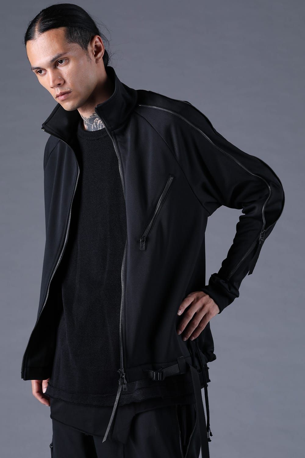 《2027SS先行予約分》Zip Line Track Jacket"Black" / ジップライントラックジャケット"ブラック"