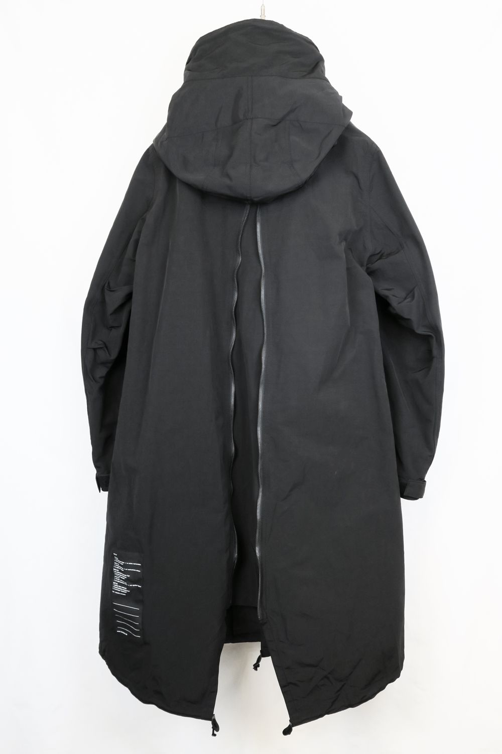 MULTI ZIP MILITARY HOODIE COAT"Black"/マルチジップミリタリーフーディコート"ブラック"