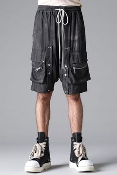 《2026SS先行予約》Cargo Shorts"Black / Uneven D.Grey / Uneven Grey" / カーゴショーツ"ブラック/アンイーブンダークグレー/アンイーブングレー"