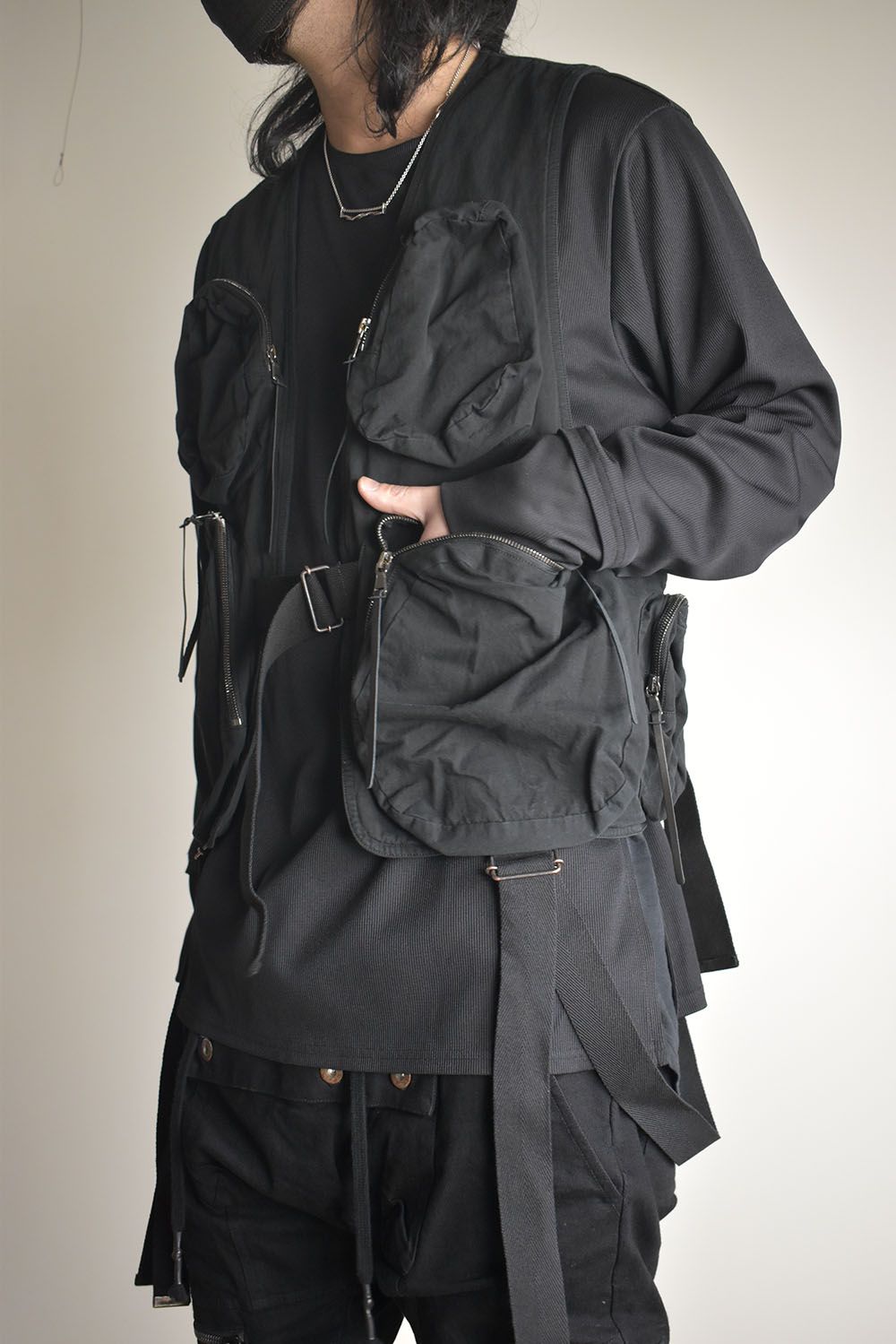 Cotton Twill Tactical Vest "Black" / 綿ツイルタクティカルベスト"ブラック"