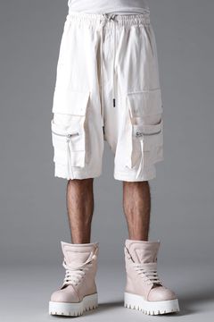 《2026SS先行予約》Cargo Shorts"Black / White" / カーゴショーツ"ブラック/ホワイト"