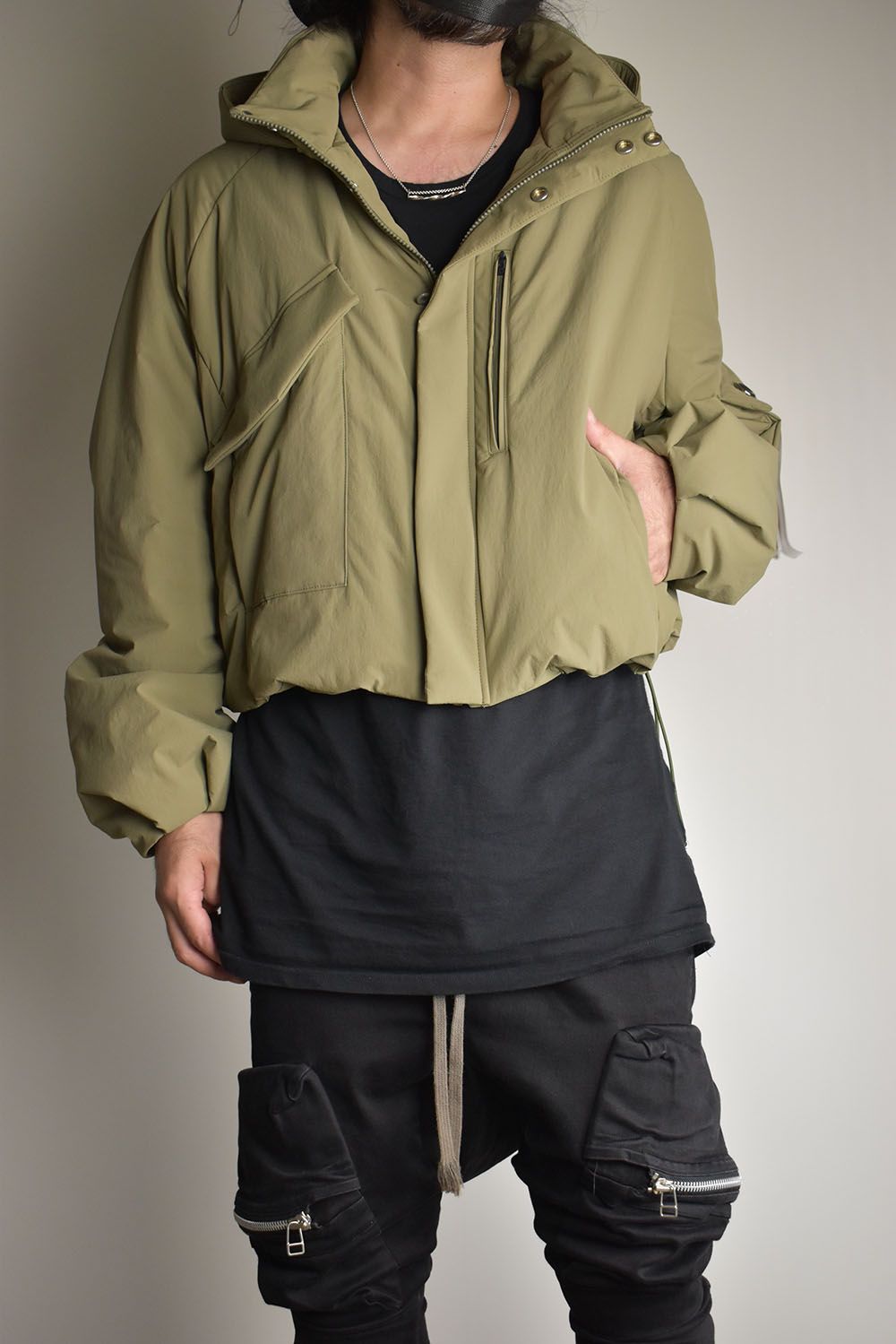 Padding Short Blouson"Olive" / パディングショートブルゾン"オリーブ"