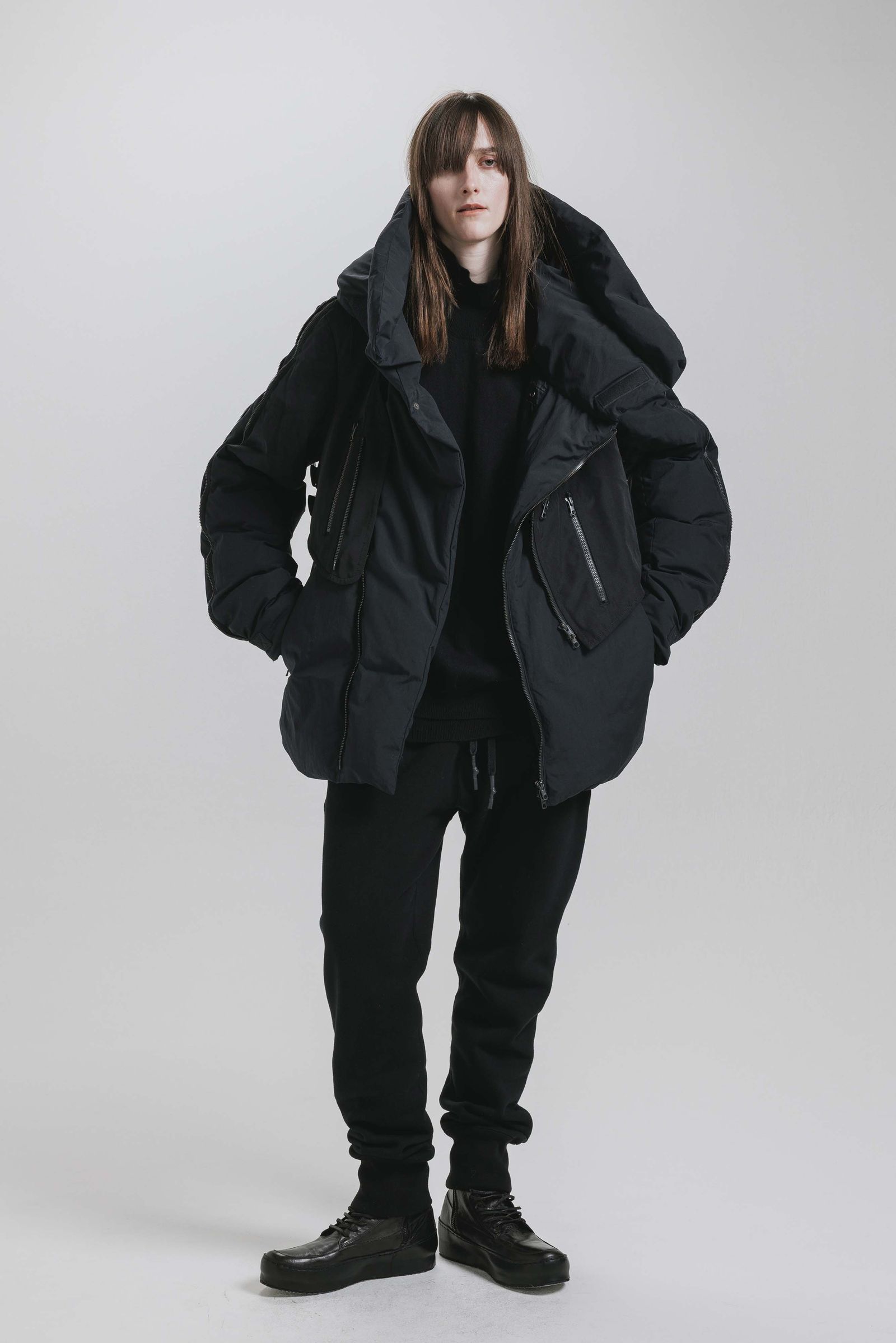 Multi Zip Down Parka Jacket (with Vest)"Black" / マルチジップダウンパーカージャケット(ベスト付き)"ブラック"