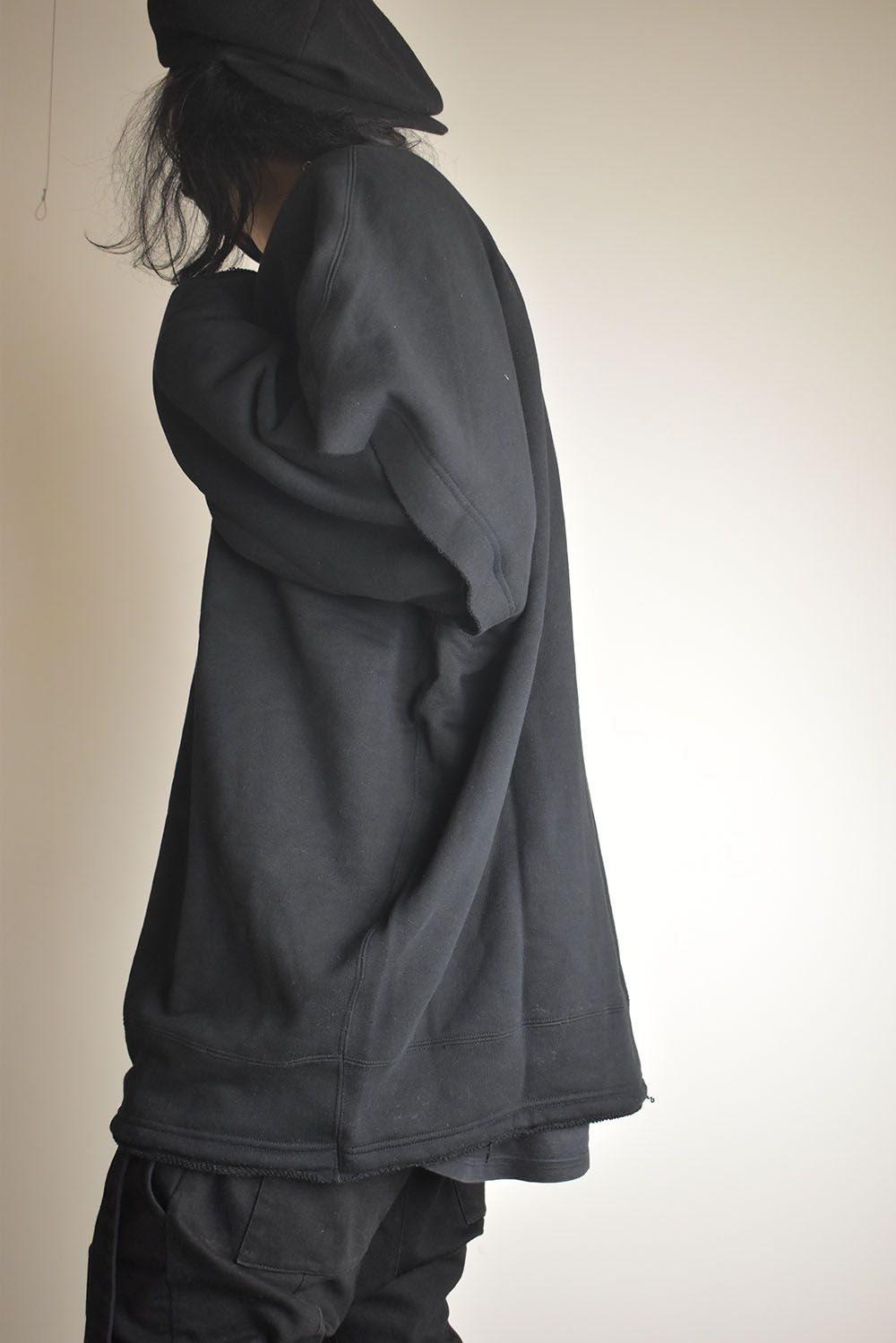Sweat Oversize Pullover"Black" / スウェットオーバープルオーバー"ブラック"