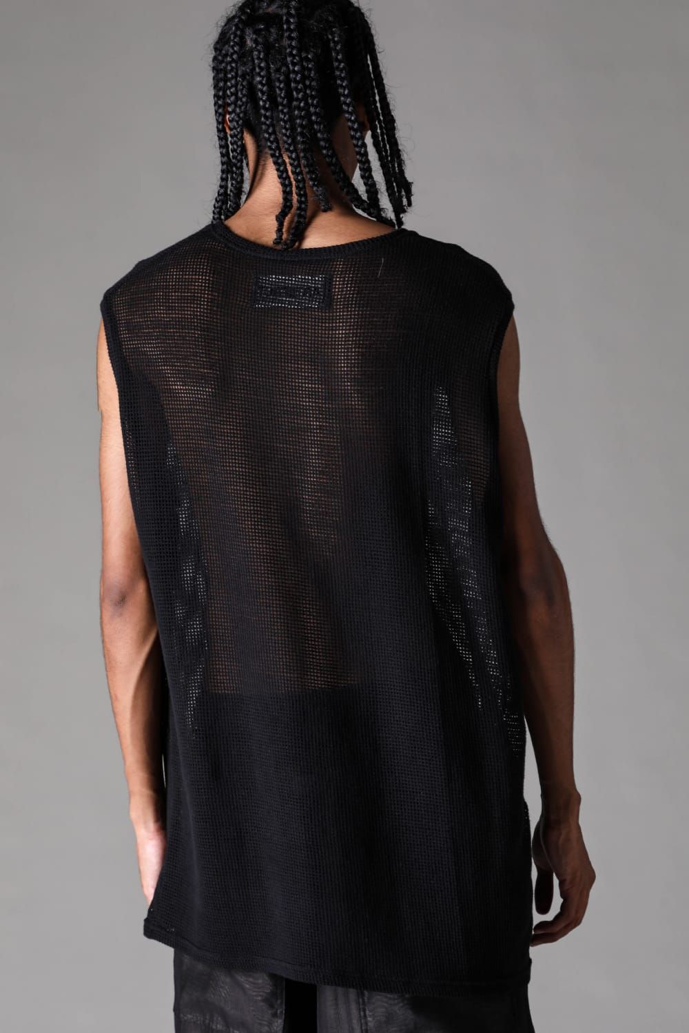 《2027SS先行予約》Mesh Tank Top "Black" / メッシュタンクトップ "ブラック"