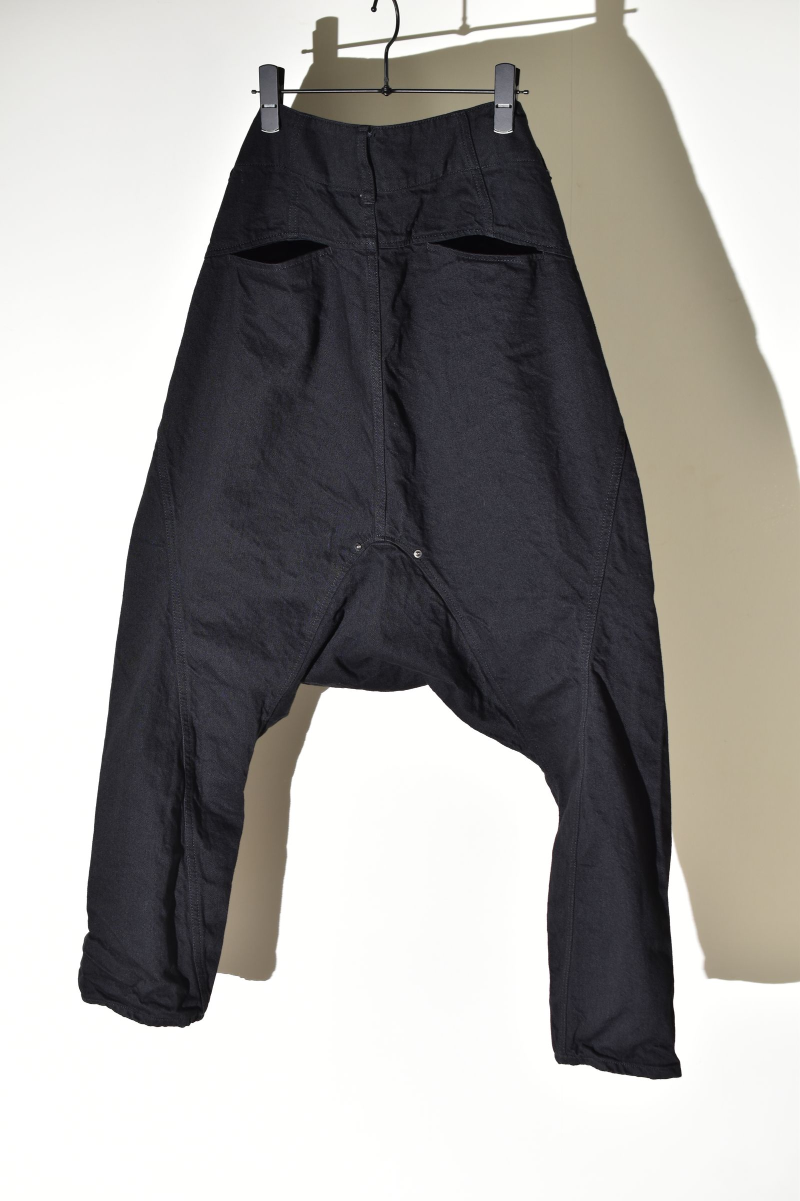 Sarrouel Denim Pants "Black" / サルエルデニムパンツ "ブラック"