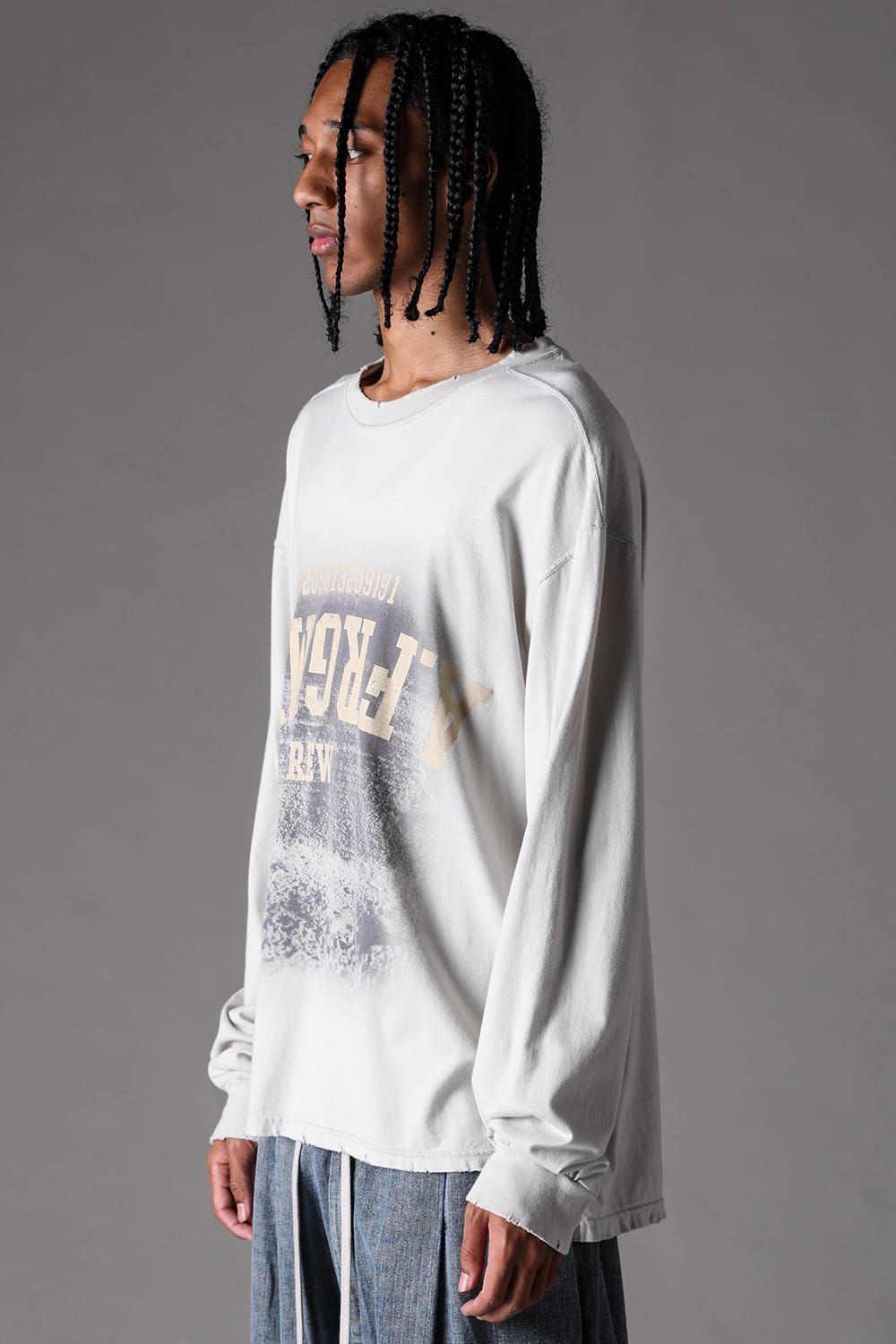 《2027SS先行予約》AFRGMNT Long Sleeve "Burnt Black / Ecru / Smoky Indigo / Ash Mint " / AFRGMNT ロングスリーブ"バーントブラック / エクリュ /スモーキーインディゴ /アッシュミント"