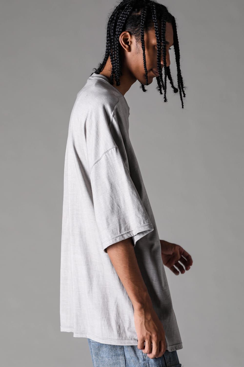 《2027SS先行予約》Sumi Dyed Jumbo Tee"L.Grey / Grey / D.Grey" / 墨染ジャンボTee"ライトグレー / グレー /ダークグレー"