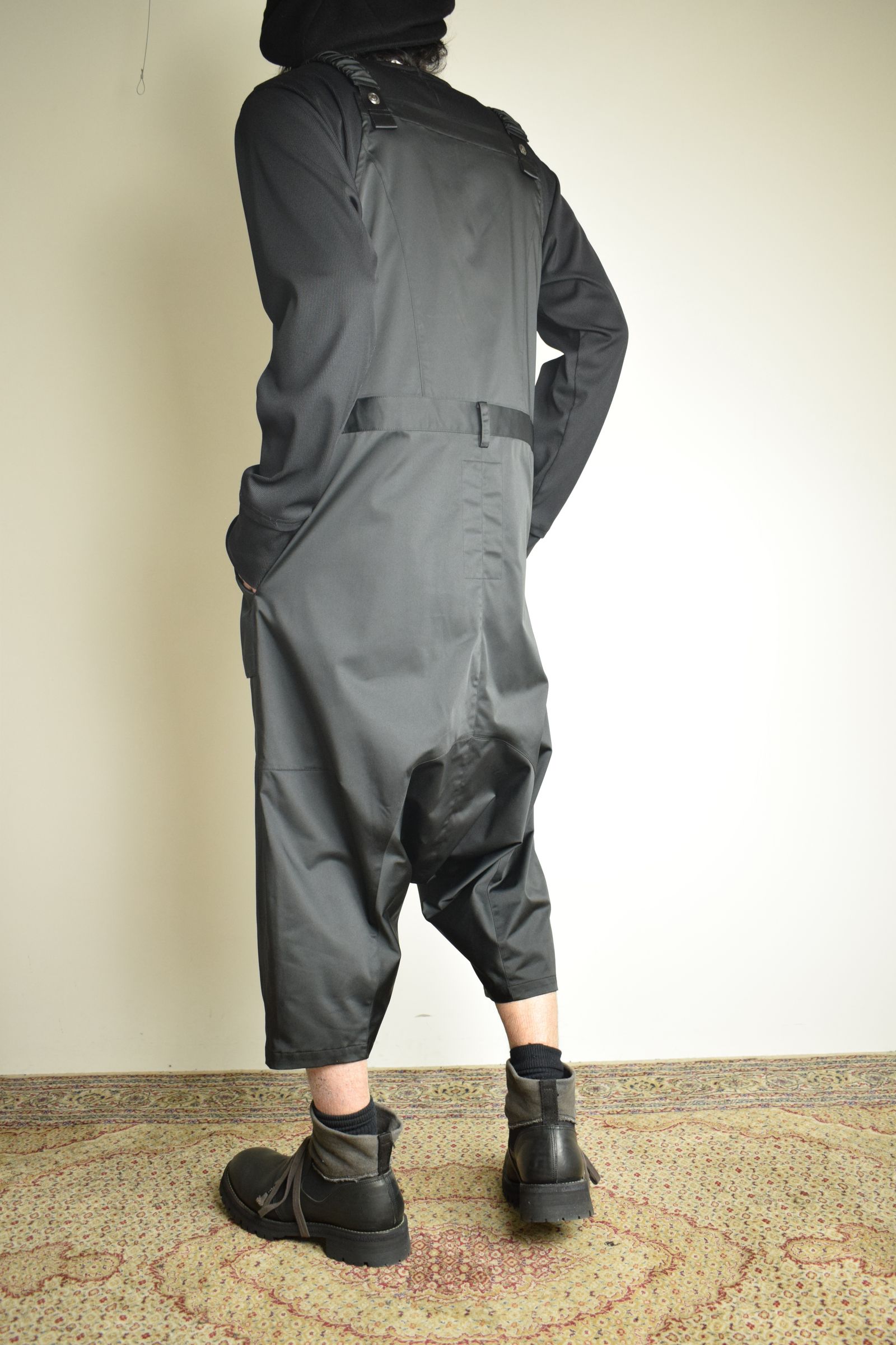 Deep Crotch Over All"Black" / ディープクロッチオーバーオール"ブラック"