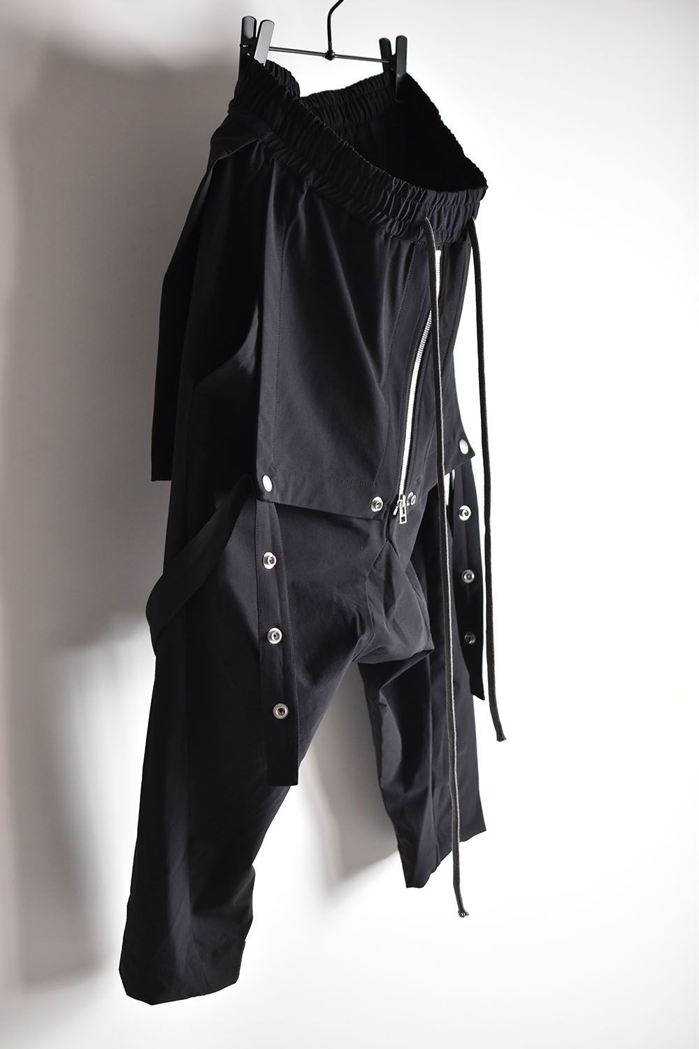 Skirt Combi suspenders Pants"Black"/スカートコンビサスペンダーパンツ"ブラック"