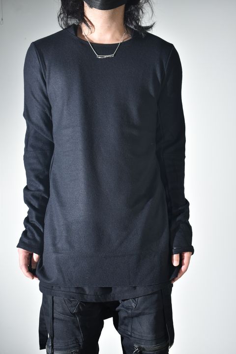 基層 Long Sleeve_01 "Black" / 基層ロングスリーブ"ブラック"