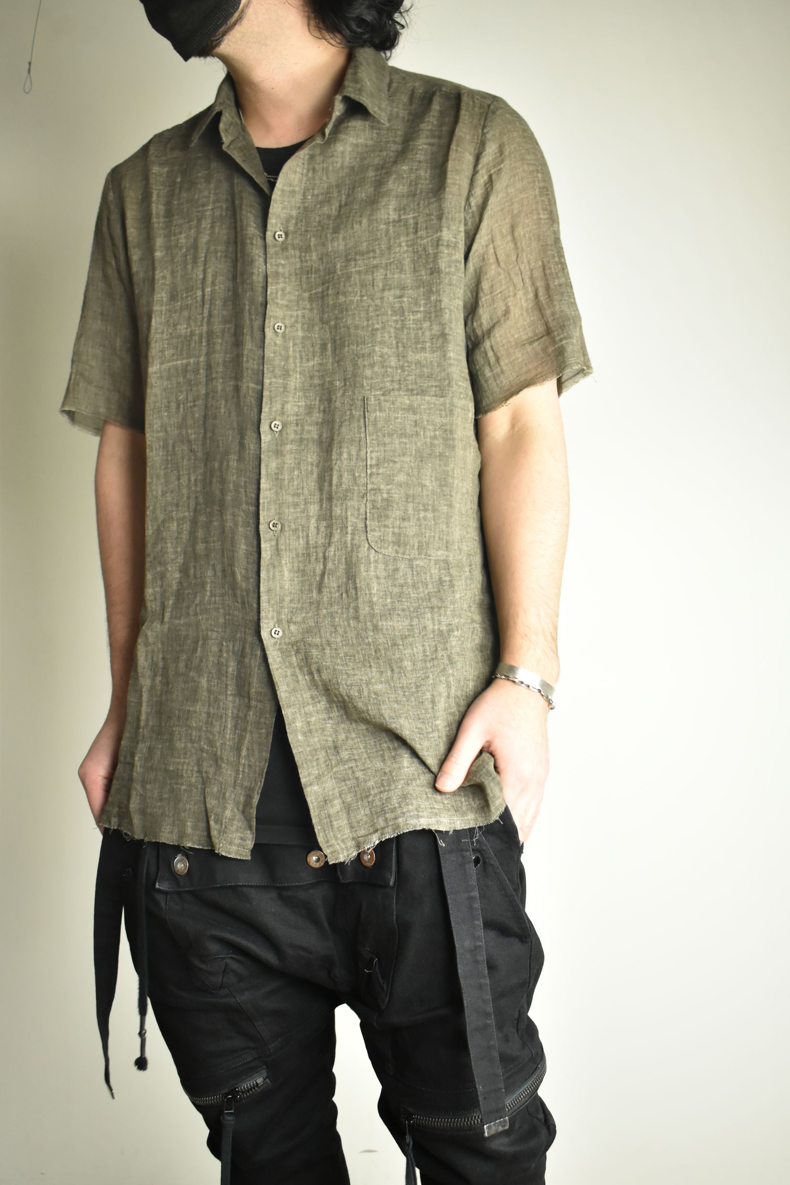 Short Sleeve Shirts"Charcoal Brown" / ショートスリーブシャツ"チャコールブラウン"