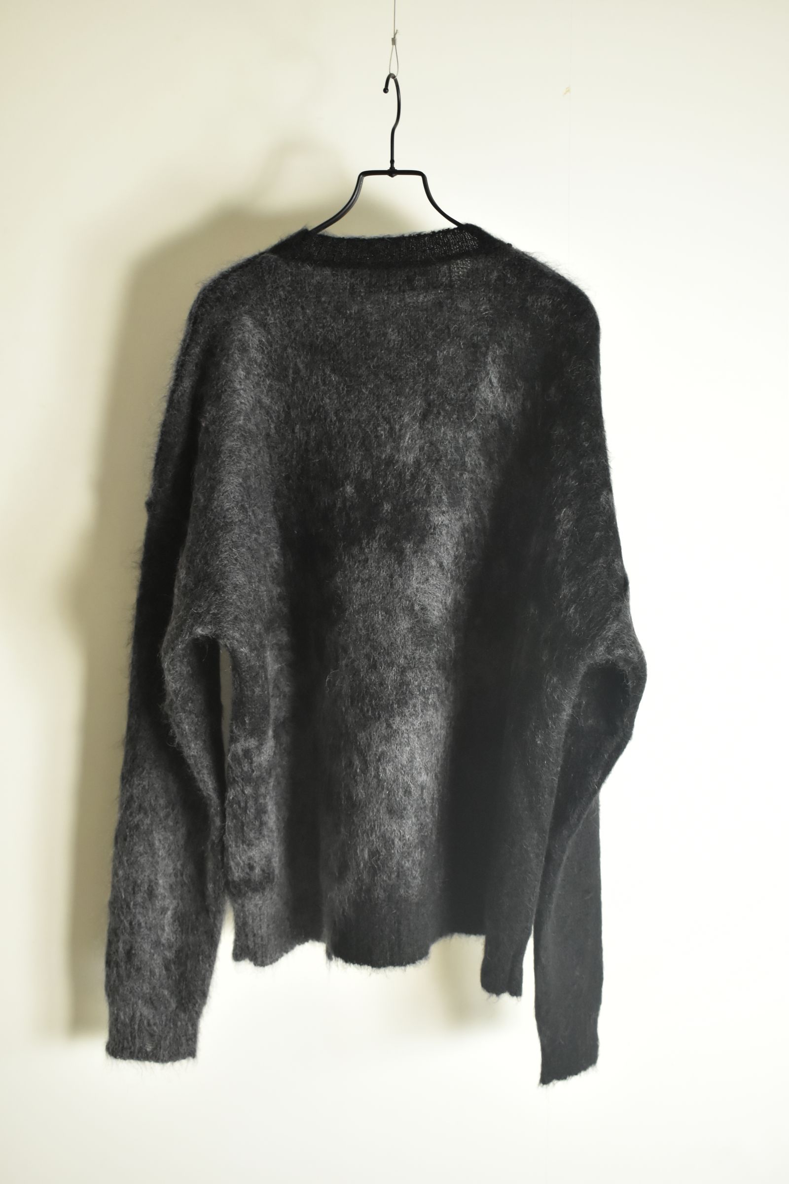 Gradation Mohair Knit Pullover"Black" / グラデーションモヘアニットプルオーバー"ブラック"
