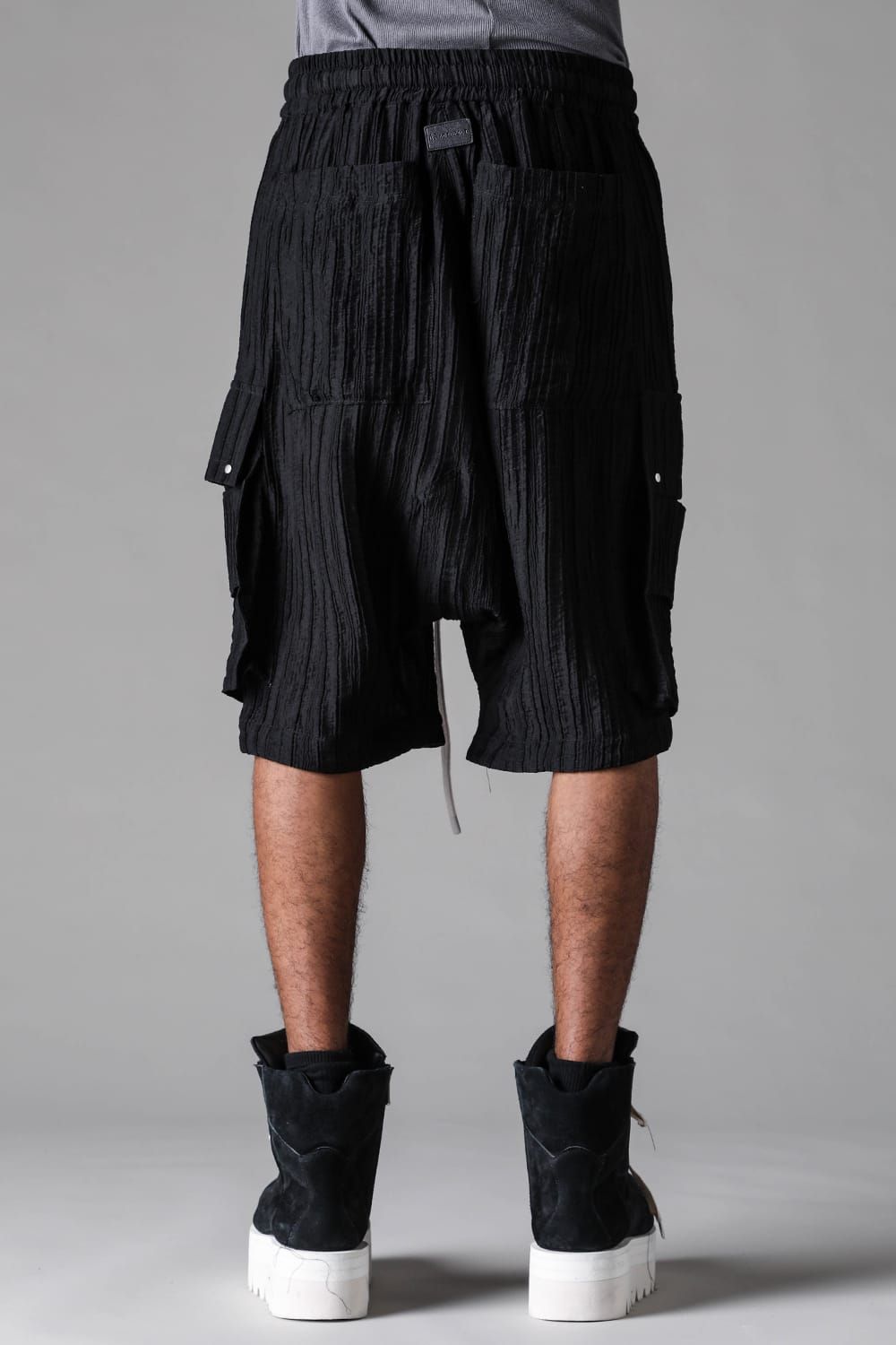 《2027SS先行予約》Ripple Sheer Shorts"Black" / リップルシアーショーツ"ブラック"