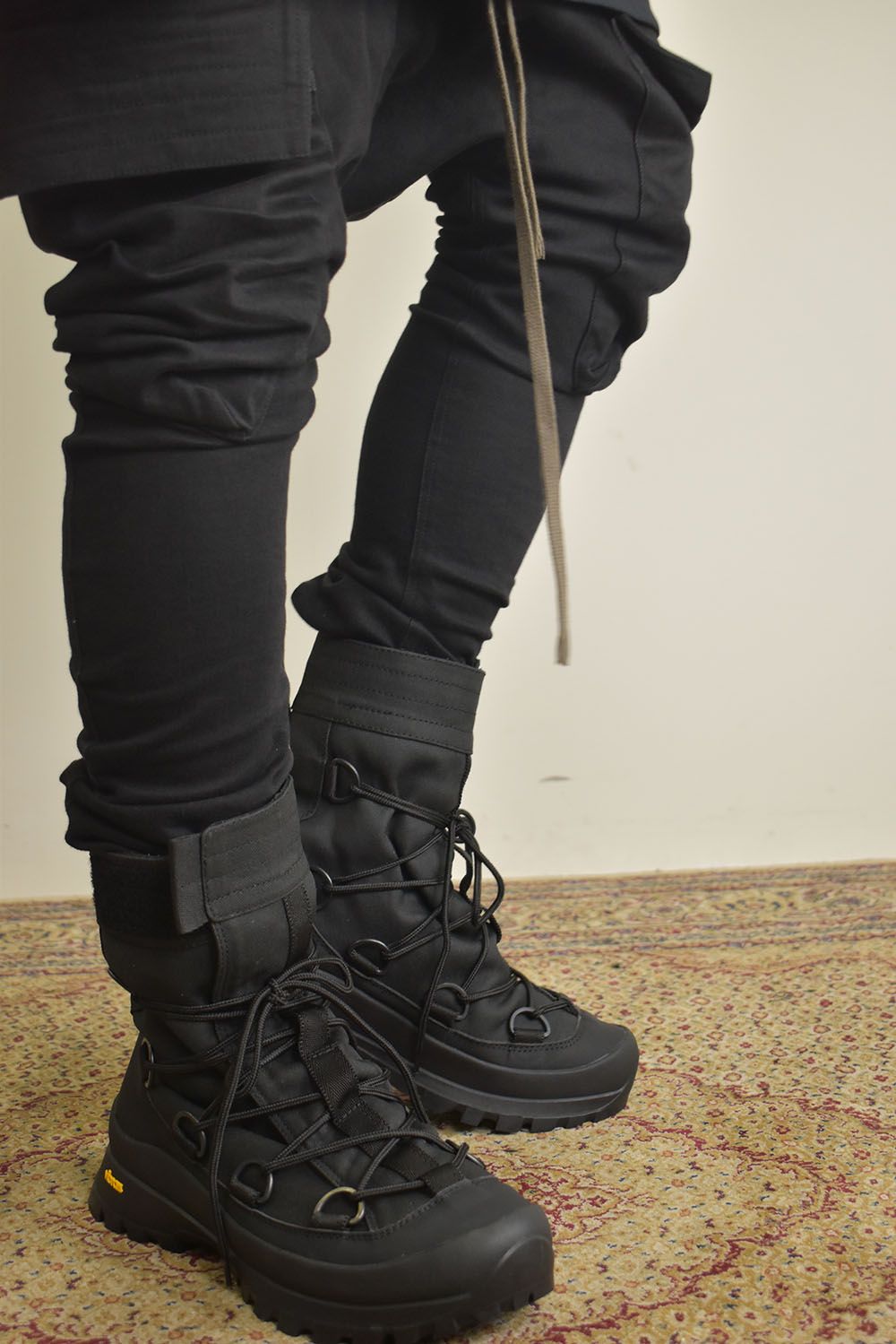 High Cut Sneaker "Black" / ハイカットスニーカー"ブラック"