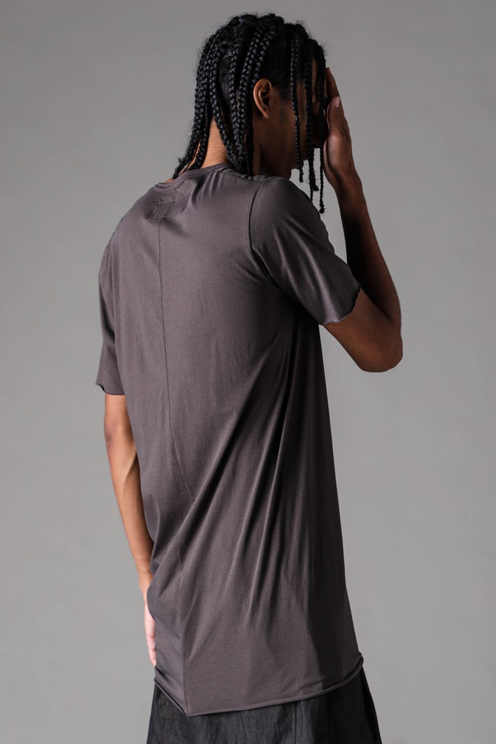 《2027SS先行予約》Albini Airy Crew Neck Tee"Black / Sage Green / Brown / L.Grey / White" /  アルビニエアリークルーネックTee"ブラック /セージグリーン /ブラウン /ライトグレー/ホワイト"