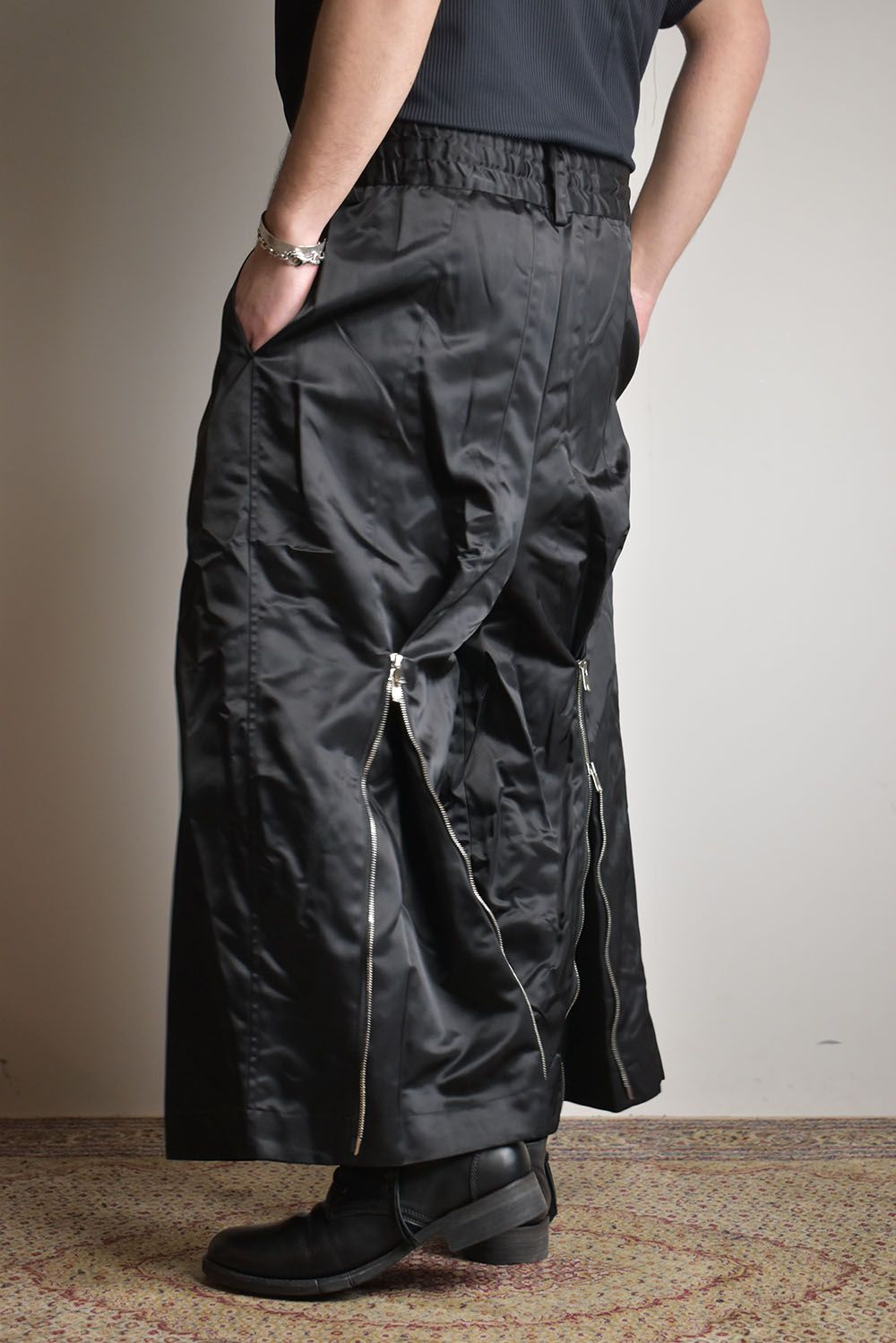 LC2 HAKAMA Trousers"Black"/袴トラウザーズ"ブラック"