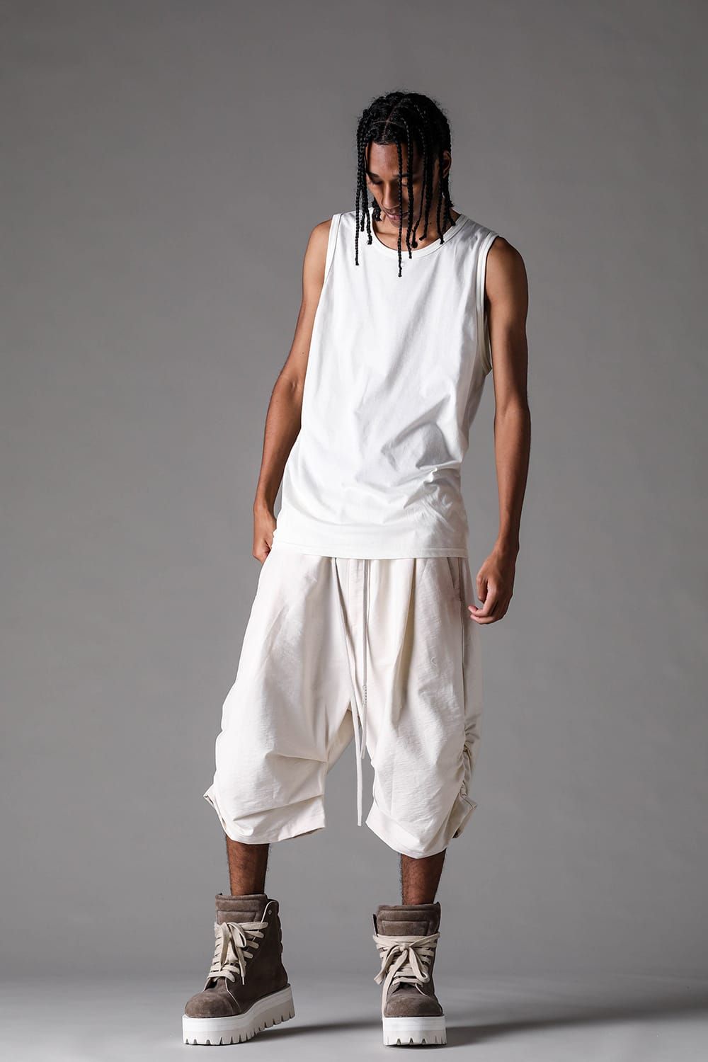 《2027SS先行予約》Regular  Tank Top"Black / Ivory / Grey / Greige" / レギュラータンクトップ "ブラック / アイボリー /グレー / グレージュ"