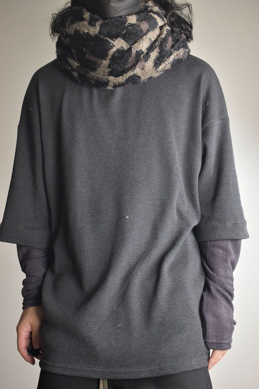 Millennium Big Snood "Dark Leopard"  / ミレニアムビッグスヌード"ダークレオパード"