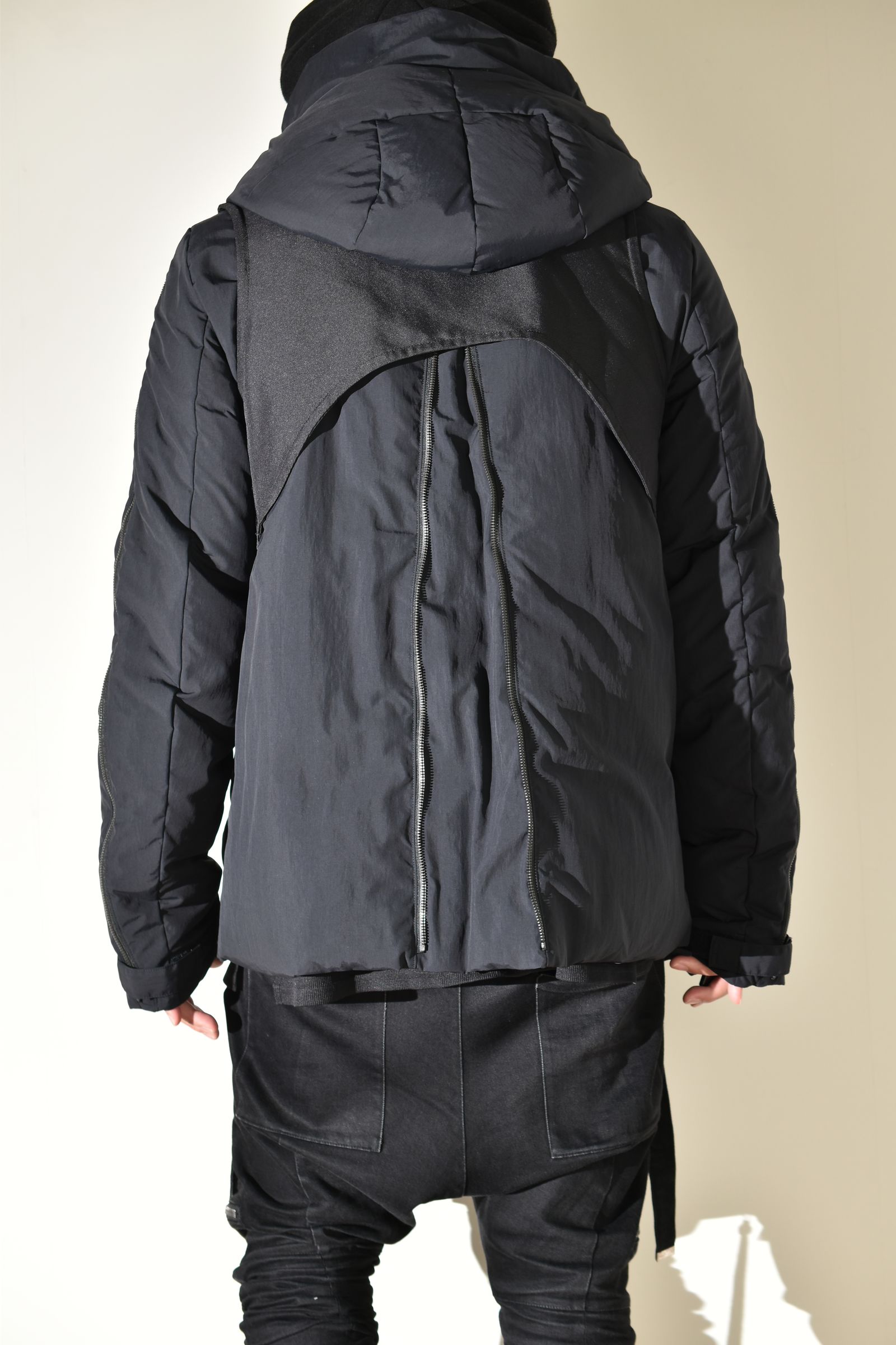 Multi Zip Down Parka Jacket (with Vest)"Black" / マルチジップダウンパーカージャケット(ベスト付き)"ブラック"