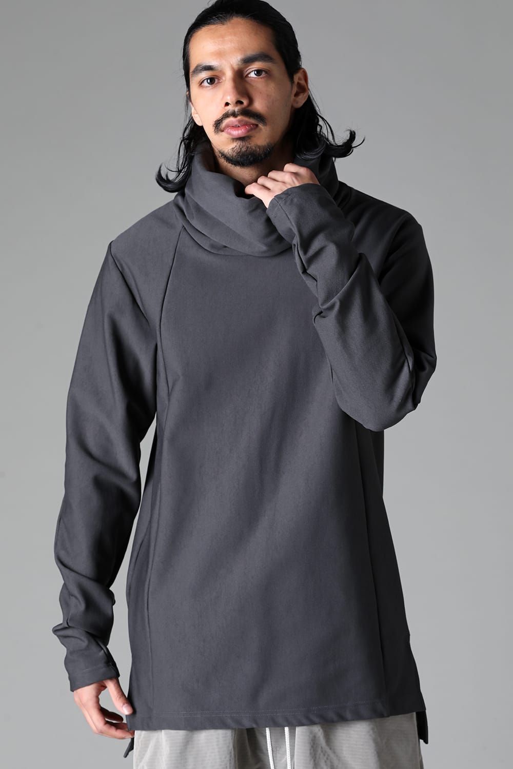 《2025AW先行予約》Thermal High Neck Top"Black / Grey"/サーマルハイネックトップ"ブラック/グレー"