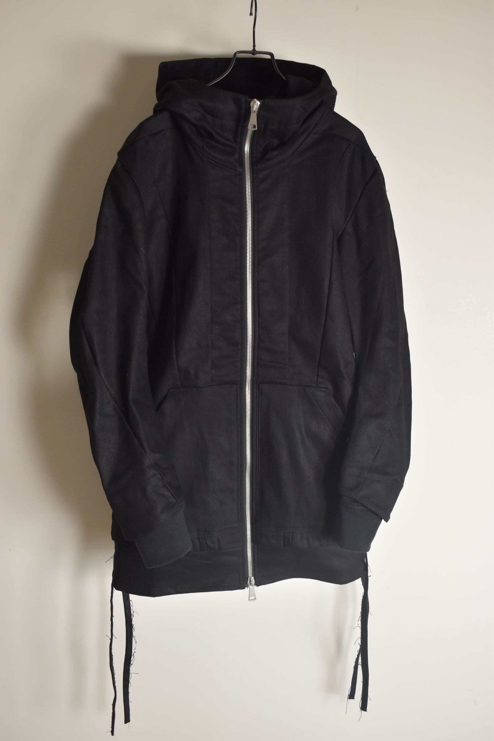 Bonding  Hoodie Denim Blouson"Black" / ボンディングフーデッドデニムブルゾン"ブラック"