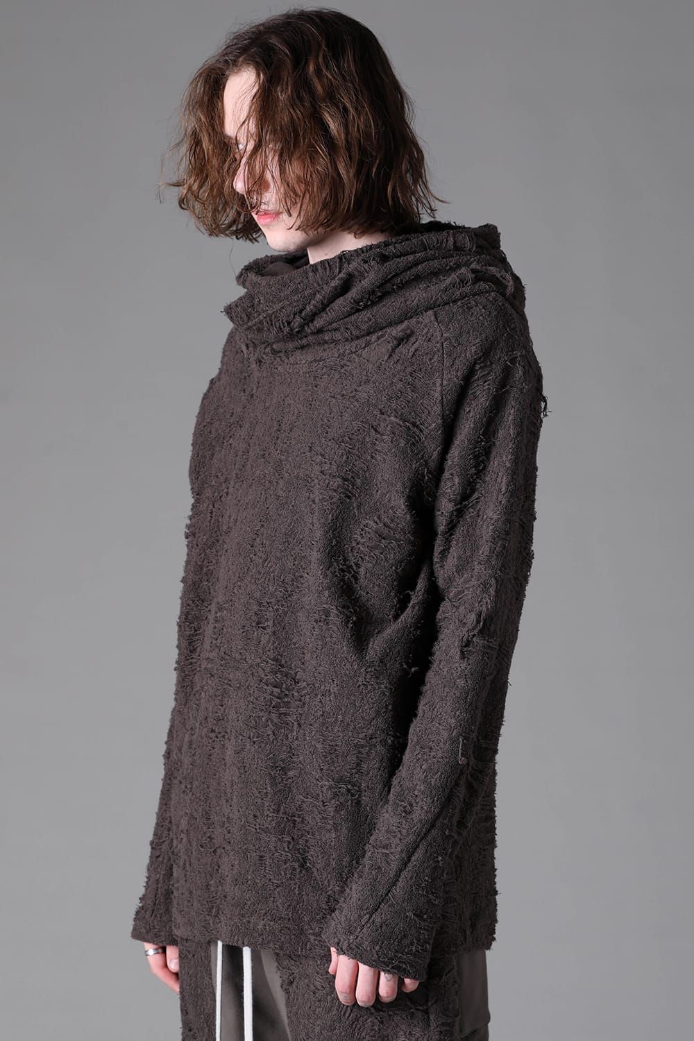 《2026AW先行予約》Twisted Hoodie Pullover"Khaki" / ツイストフーディプルオーバー"カーキ"