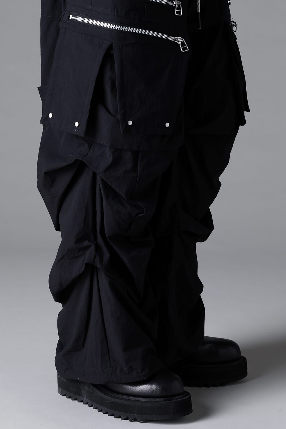 《2026SS先行予約》Cargo Tuck Wide Pants"Black / White /Stone" / カーゴタックワイドパンツ"ブラック/ホワイト/ストーン"