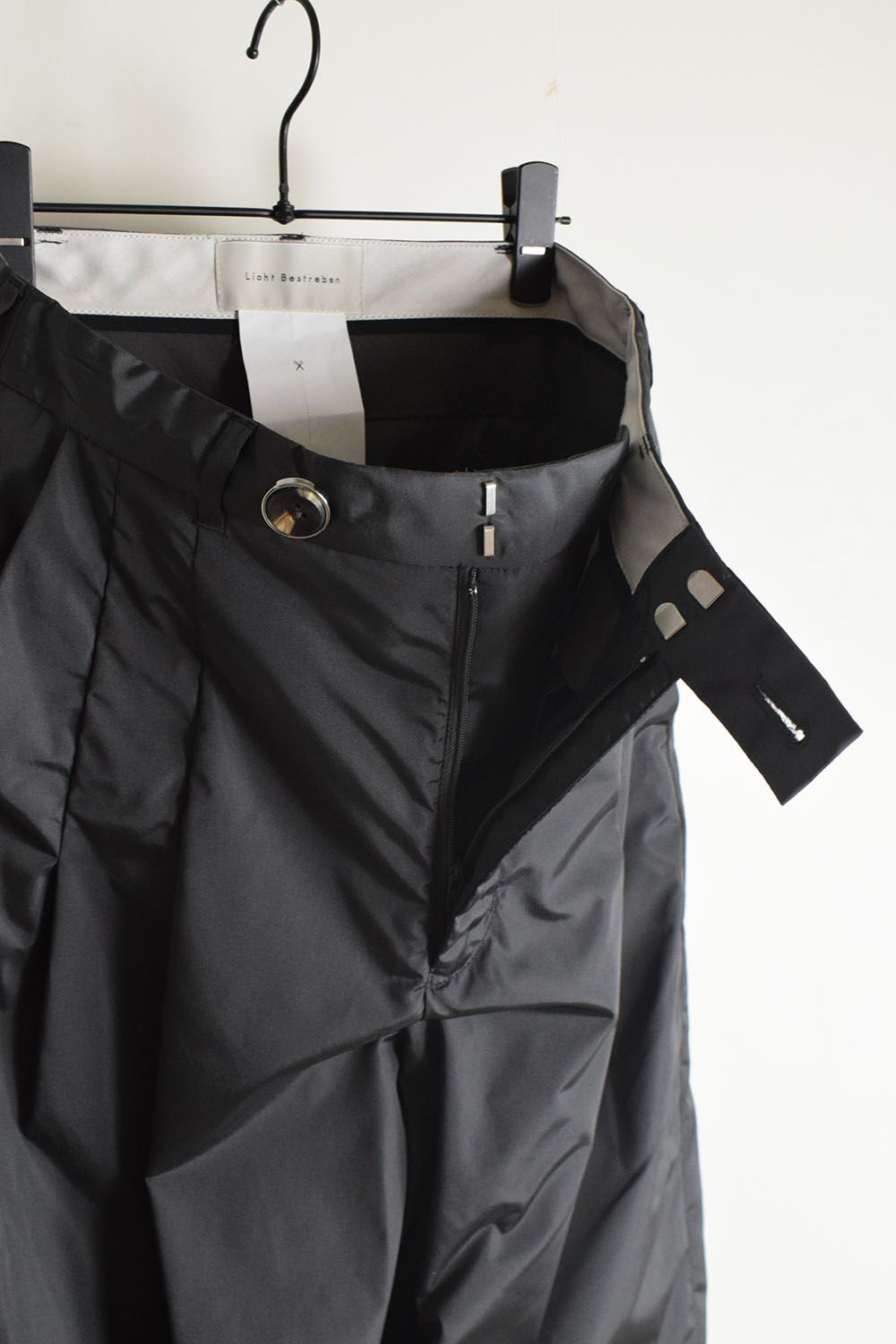 Shingle Flap Baggy Trousers "Charcoal" / シンフラップバギートラウザー"チャコール"