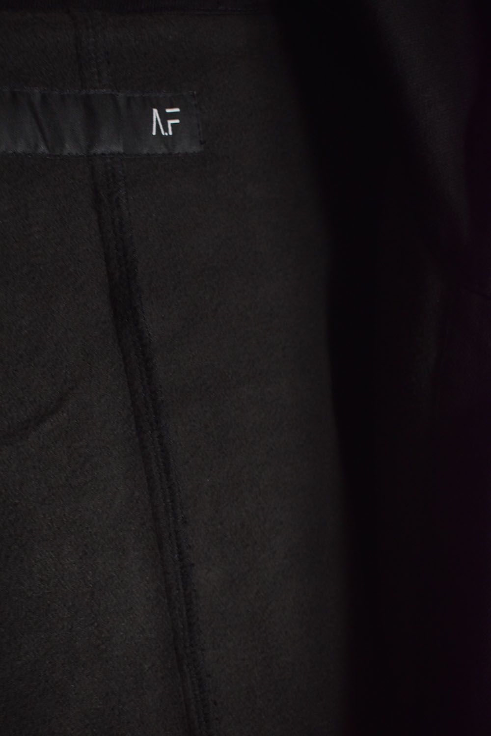 Coated Bonding Hoodie Denim Blouson"Black" / コーディングボンディングフーデッドデニムブルゾン"ブラック"