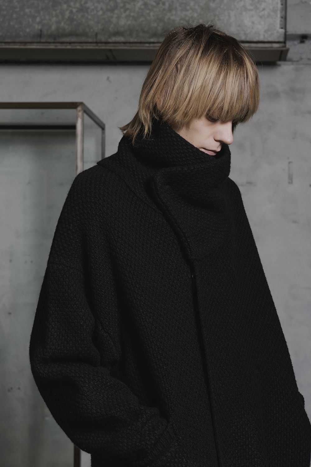 1.5G Snap Cardigan "Black" / 1.5Gスナップカーディガン"ブラック"