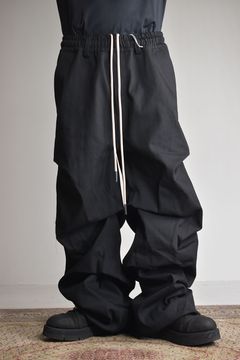 《2025AW先行予約》Denim Tuck Wide Pants"Black/Navy"/デニムタックワイドパンツ"ブラック/ネイビー"