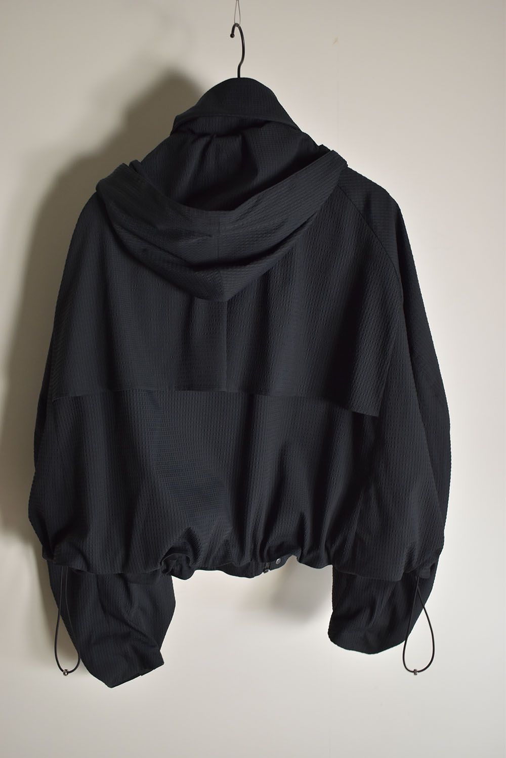 Cropped Hood Blouson"Black" / クロップドフードブルゾン"ブラック"