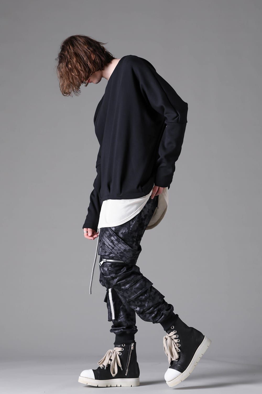 《2026AW先行予約》Bomber Heat Dolman Pullover"Black / L.Grey / Greige" /ボンバーヒートドルマンプルオーバー"ブラック/ライトグレー/グレージュ"