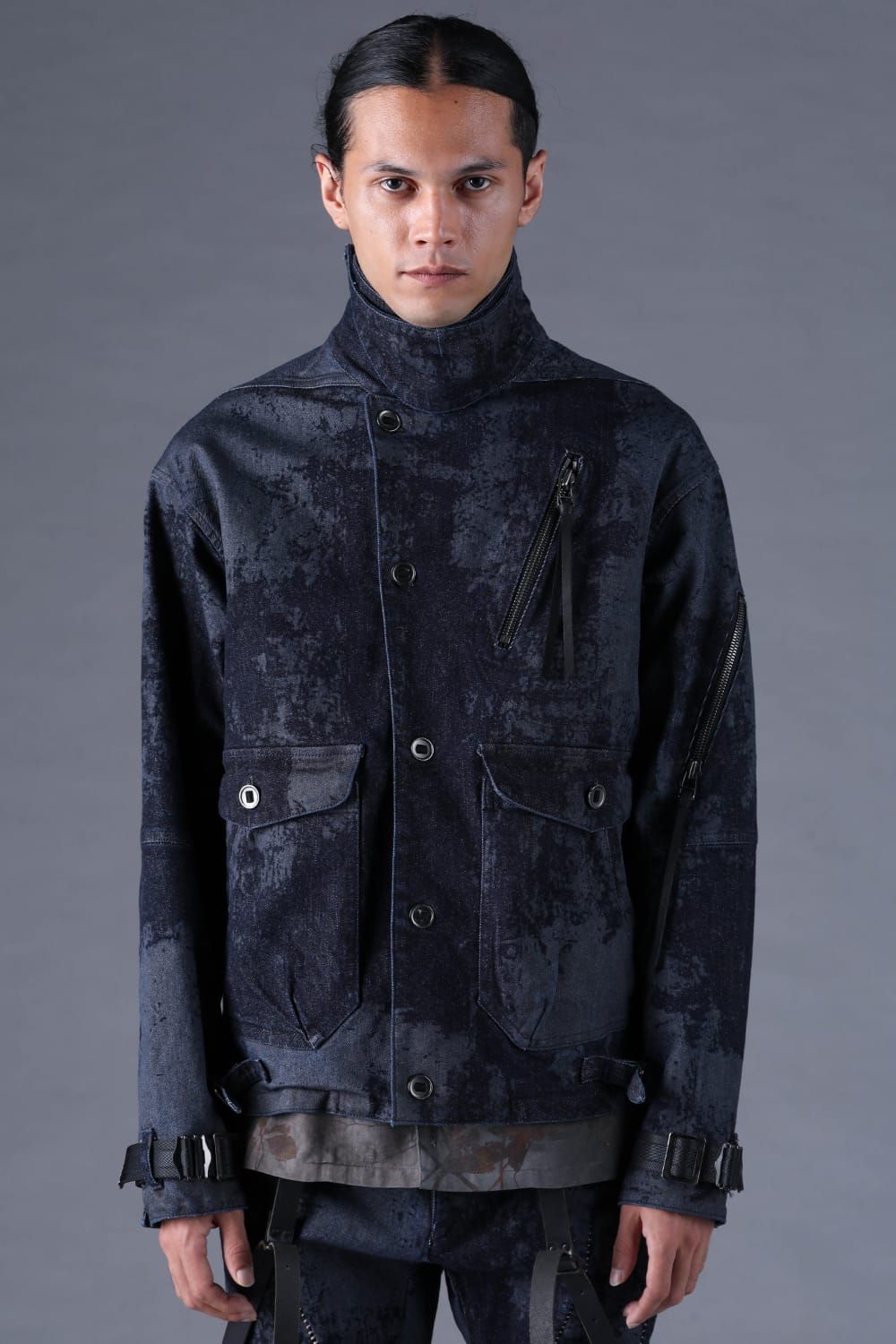 《2027SS先行予約分》Brushed-Coated Work Jacket"Indigo" / ブラッシュコーティングワークジャケット"インディゴ"