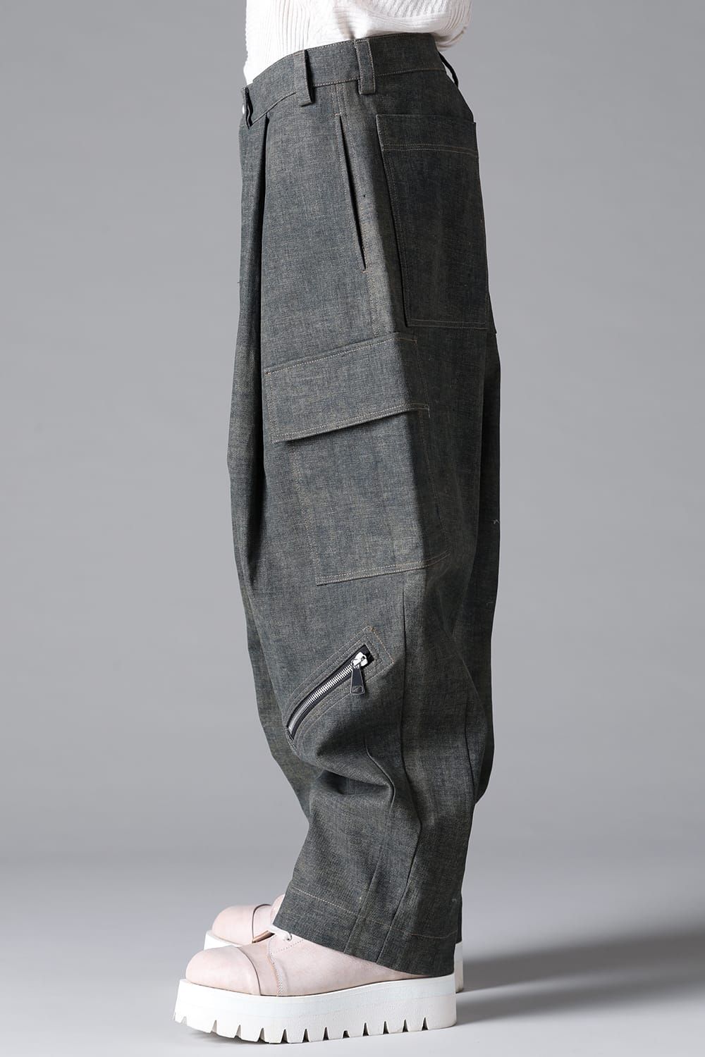《2026SS先行予約》Blended Shades Denim Pants"D.verdigris/L.verdigris/Steel Blue"/ブレンデッドシェイドデニムパンツ" / ダークベルディグリ/ライトベルディグリ/スティールブルー"